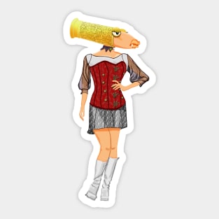 Lipstick pire Sticker